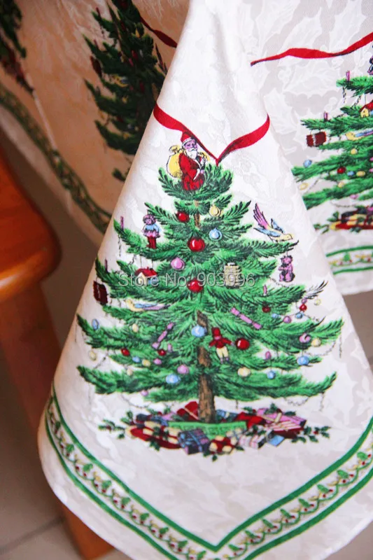 Бесплатная доставка-Рождественская скатерть из жаккардовой ткани Continental | Дом и