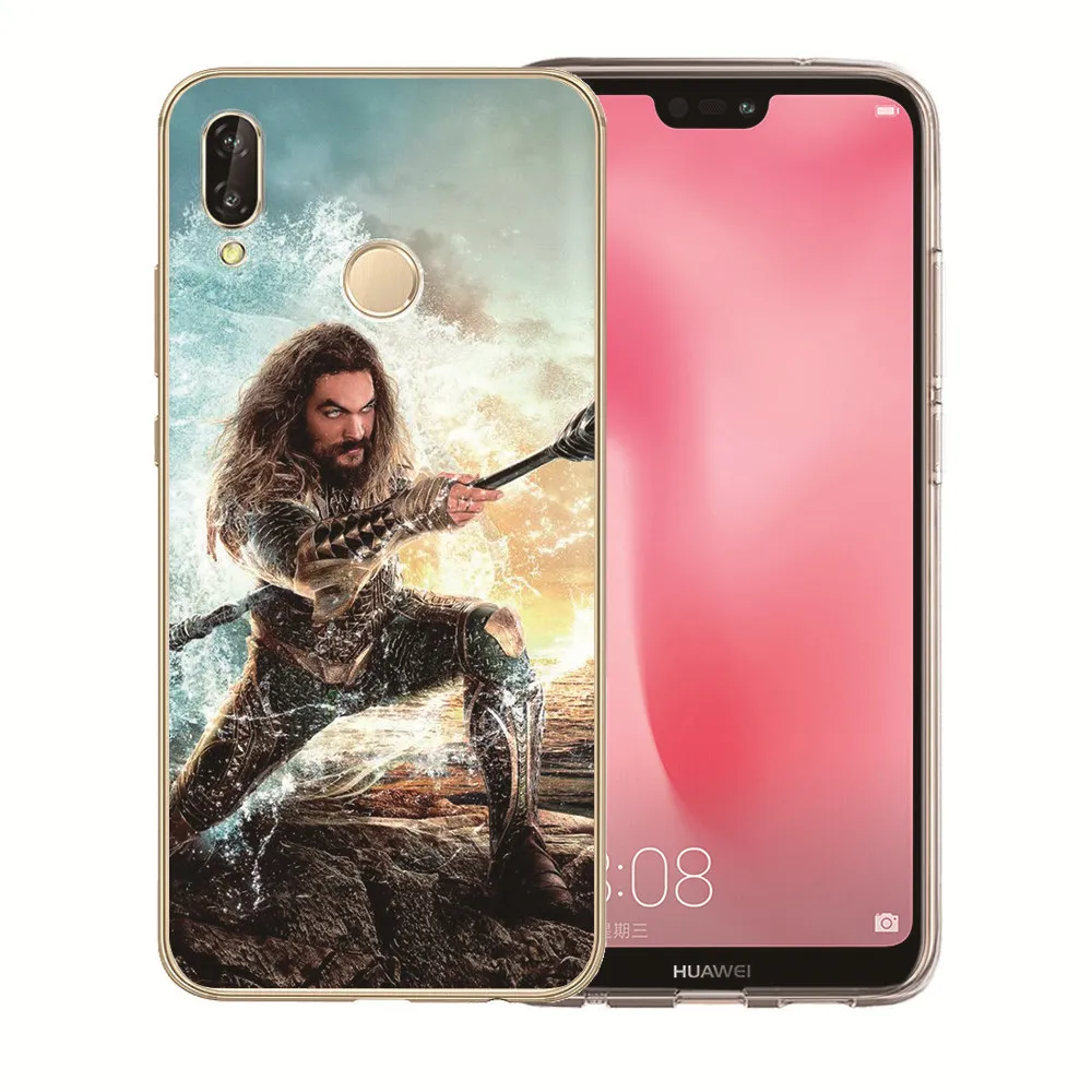 For Huawei Mate 20 Pro X P20 P10 Plus P8 P9 Lite 2017 10 PSmart Coque Etui Luxury Captain Marvel DC Joker Shazam Case |
