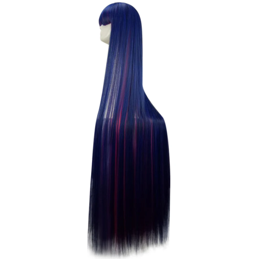 HAIRJOY оранжевый зеленый костюм вечерние косплей парик 100 см длинные прямые синтетические волосы парики 15 цветов