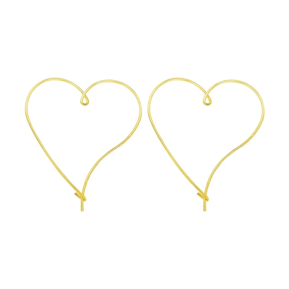 Женские круглые серьги кольца QIAMNI трендовые с глубоким v образным вырезом и