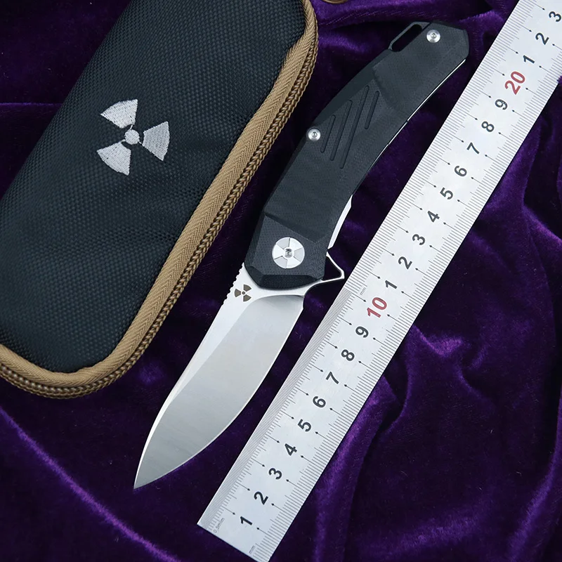 LEMIFSHE JK3217GB Флиппер D2 стальное лезвие G10+ стальная ручка Открытый охотничий Карманный кухонный фруктовый Складной Нож EDC инструмент