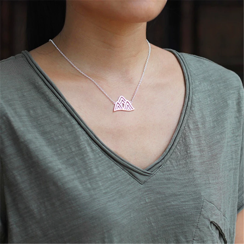 Lotus Fun реальные 925 серебро ручной работы дизайнер ювелирных украшений горный