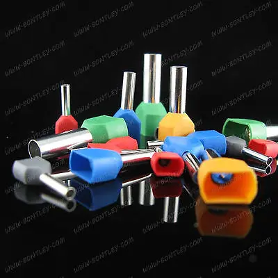 

1000pcs 16 AWG 1.5mm Pre-Insulated Terminals Wire Ferrules End Sleeve TE1512