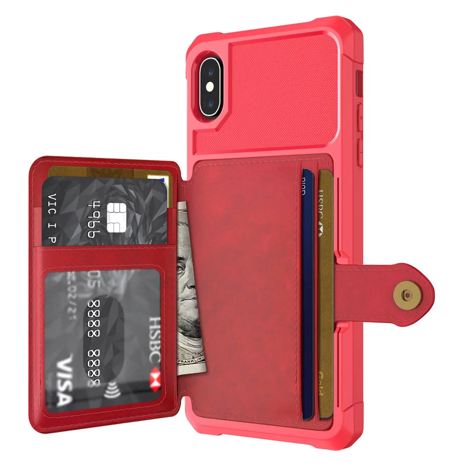 Ретро флип-чехол из искусственной кожи чехол для iPhone 11 Pro Max XR 7 8 6S 6 Plus XS Max X мульти держатель для карт чехол-бумажник для телефона чехол