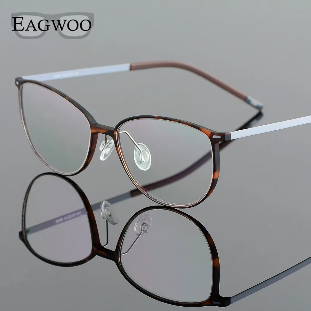Очки EAGWOO EMS из чистого титана очки для девочек и мальчиков с полной оправой