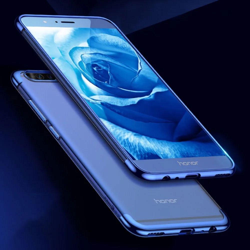 Cafele Телефон чехол для Huawei Honor 9 Роскошные моды прозрачный ТПУ мягкий покрытием