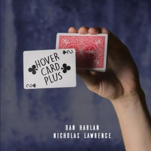 Hover Card Plus (Gimmick and online instructions) By Dan Harlan and Nicholas Lawrence Magic Trick Illusions Magician Cards