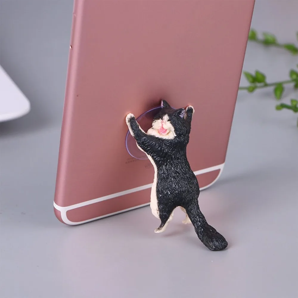6 шт./лот держатель в виде кошки для iPhone XS X 8 7 Samsung S9 дизайнерские присоски кошек