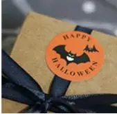

120pcs Seal Label Sticker cute witch pumpkin Gift Tag Label Marks Accessories DIY Halloween Pumpkin ghost party decoration