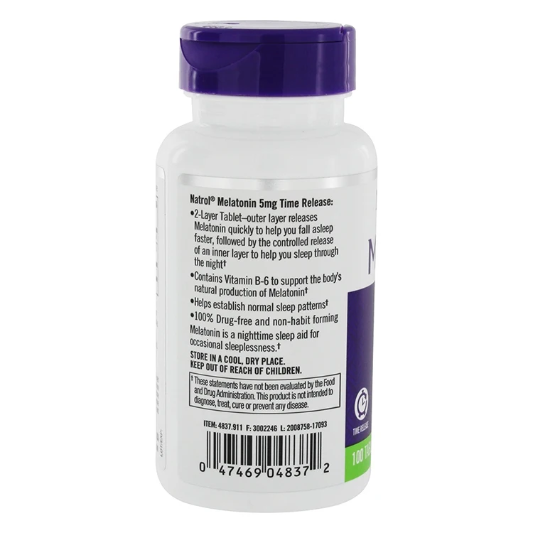 Natrol Melatonin 5 мг 100 шт