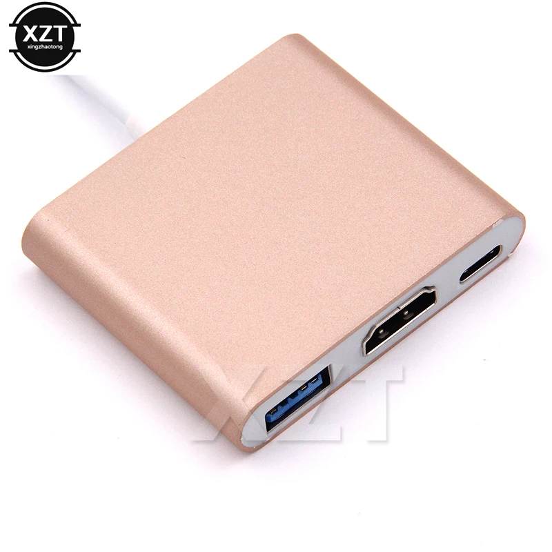 Адаптер 3-в-1 с USB Type-C на HDMI для ТВ 1080 HD P | Компьютеры и офис
