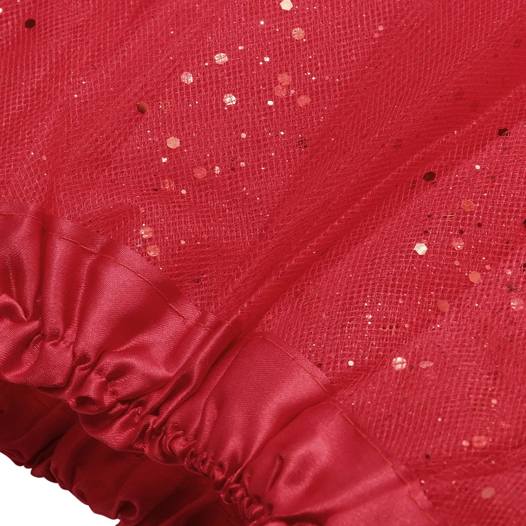 Женская Тюлевая юбка חציsummer Summer rokken jupe femme летняя однотонная блестка 3 многослойная эластичная высокая талия для взрослых юбка-пачка танцевальная мини-юбка# E