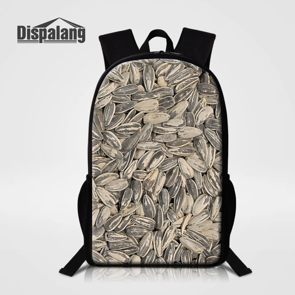 

Dispalang Sunflower Seeds Printing School Bags For Teenagers Children Book Bag Women Backpack Casual Student Travel Bag Rucksack