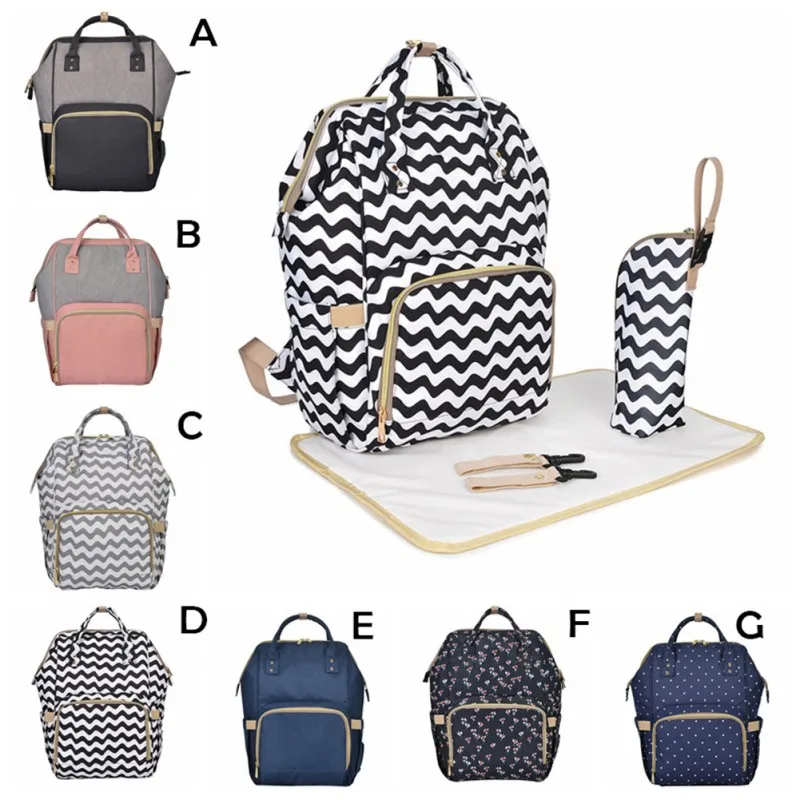 Набор из 4 сумок для подгузников мам вместительный рюкзак детей сумка ухода за