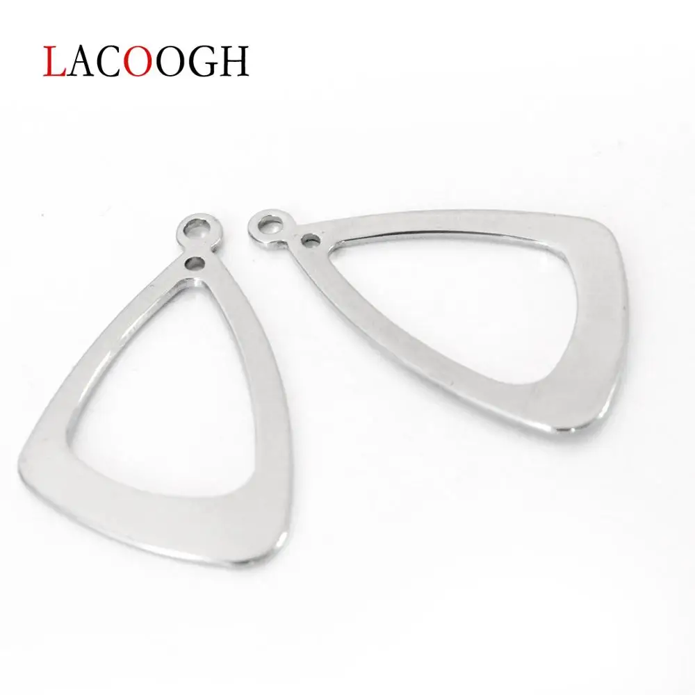 Оптовая продажа новые Подвесные серьги из нержавеющей стали Lacoogh 10 шт./лот для