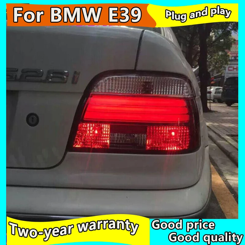 Задняя часть автомобиля светильник для BMW E39 Светодиодные ленты хвост s задний