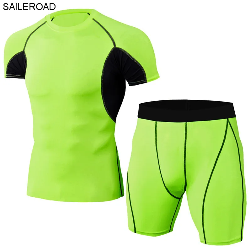 SAILEROAD новый мужской спортивный костюм спортивная одежда компрессионный Chandal Hombre 2