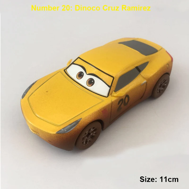 Disney Pixar Cars 3 Lightning McQueen Mater Huston Jackson Storm Ramirez 1:55 литые под давлением металлические детские игрушки для мальчиков модель автомобиля фигурки