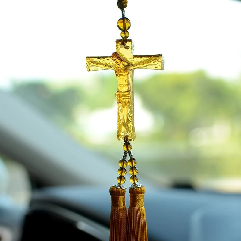 OHANNY the Cross of Jesus Подвеска для автомобиля символ мира в христианском стиле