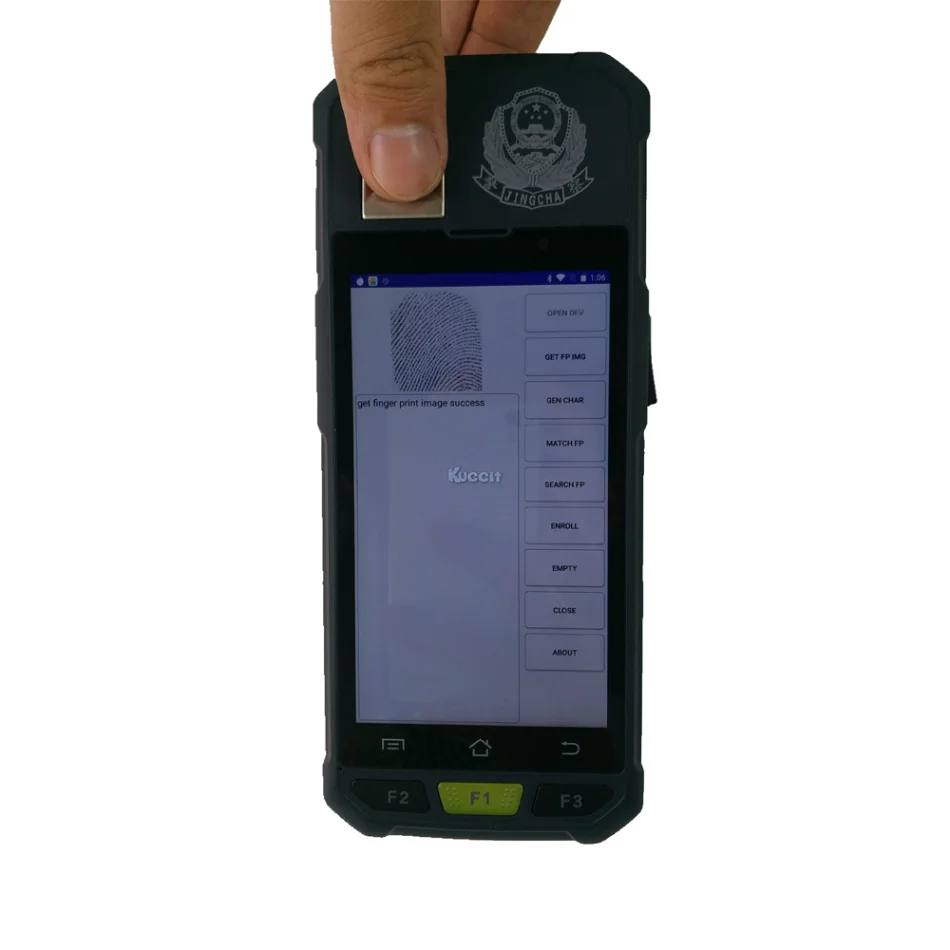 KB50 портативный мобильный терминал данных LF UHF RFID считыватель отпечатков пальцев Смартфон Android 7,0 2D сканер штрих-кода 4G gps NFC