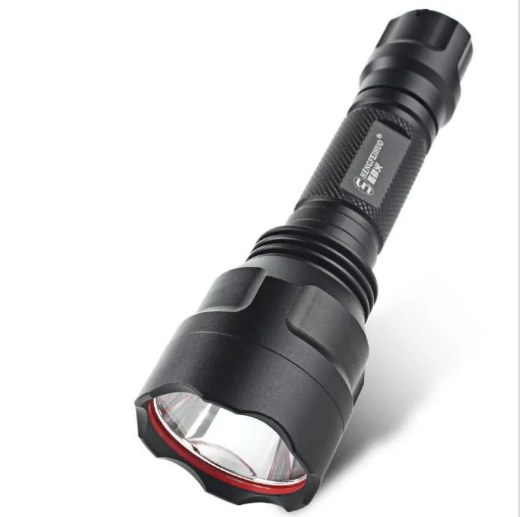 Shengfeihuo D19 XPE C8 оптическая линза Мини светодиодный фонарик 18650 Батарея факел для