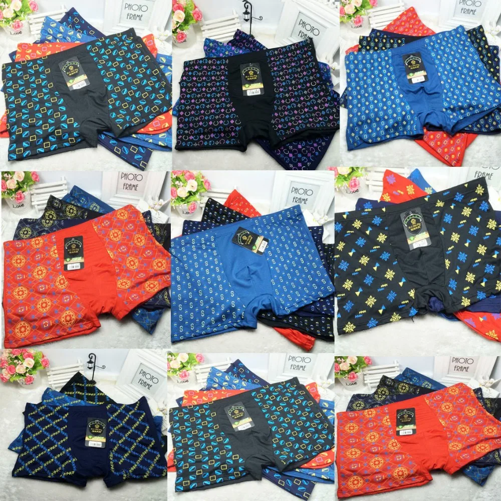 5 шт./набор хлопковые боксеры мужские трусы комфортные дышащие нижнее белье