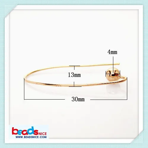 Beadsnice оптовая продажа серьги трендовые из стерлингового серебра 925 пробы крючки с