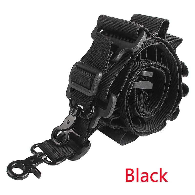 Двумя точками Sling ремень регулируется охотничья веревка металлическими крючками