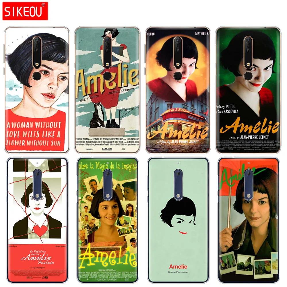 Плакат SIKEOU Amelie с классическим французским фильмом силиконовый чехол для