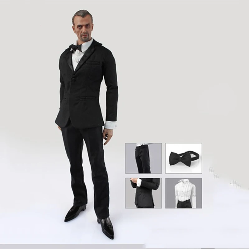 

1/6 Mens Clothes Suit Coat Shirt Pants for 12" Action Figure DIY