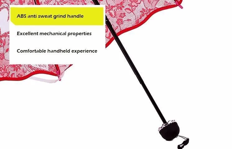 Прозрачный кружевной зонтик с узором в форме сердца, украшение в виде сердца, складной зонтик, Женский Зонт от дождя, белый свадебный зонтик с пузырьками