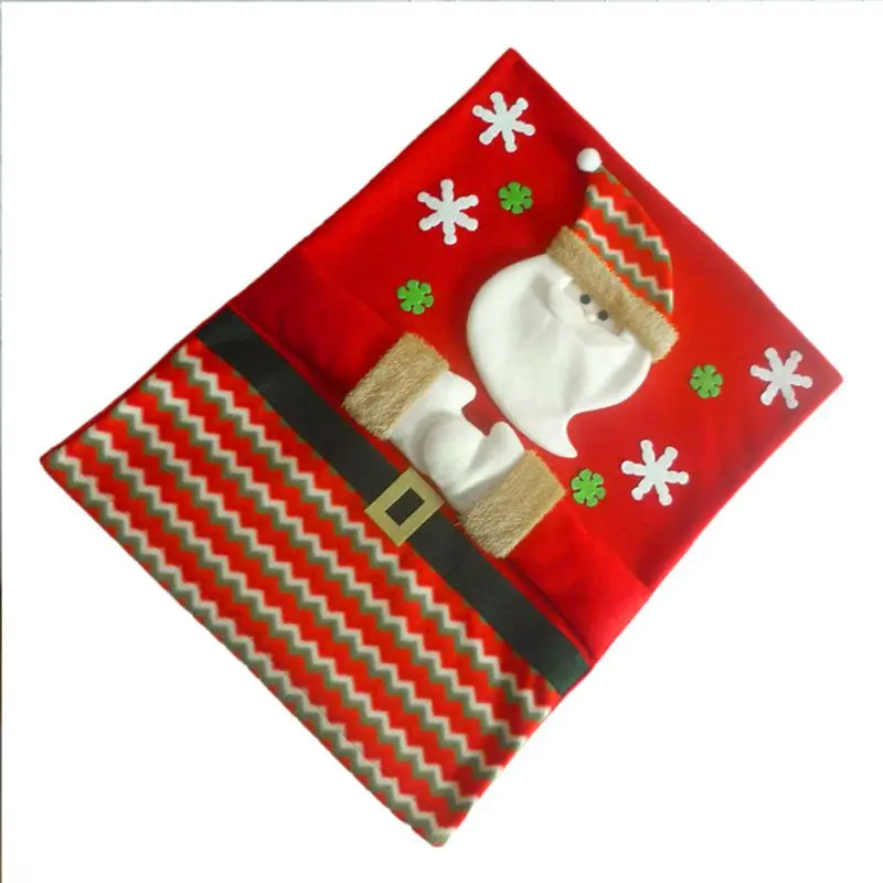 Рождественские украшения Navidad рождественские покрытия для стула украшения для дома новогодние вечерние принадлежности украшение для обеденного стола