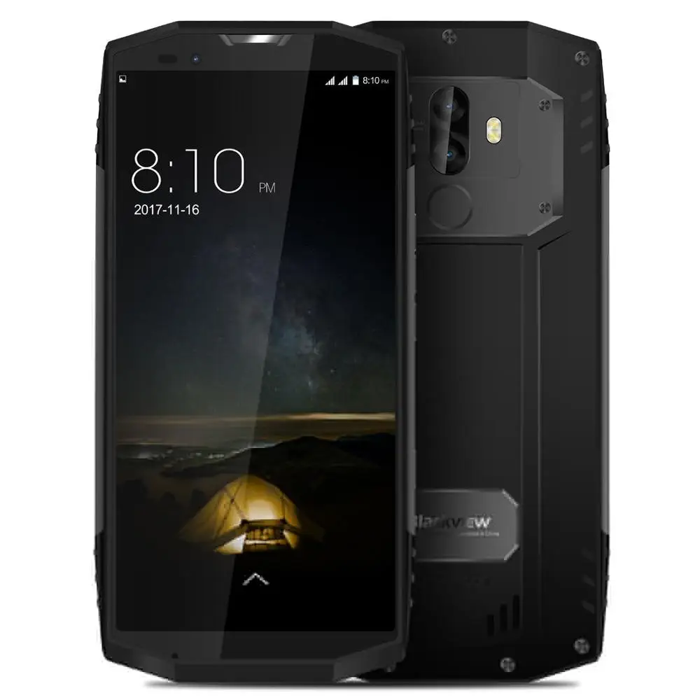 BV9000 Gray Смартфон Blackview BV9000 Helio P25, четыре ядра, 4 Гб+ 64 ГБ, 5,7 дюймов, IP68, водонепроницаемый, NFC, 4G, мобильный телефон, 4180 мА/ч, батарея Мп, камера - Цвет: BV9000 Gray