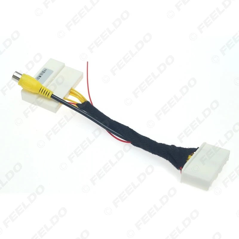 FEELDO 1 шт. автомобильный кабель для преобразования видео и камеры заднего вида RCA