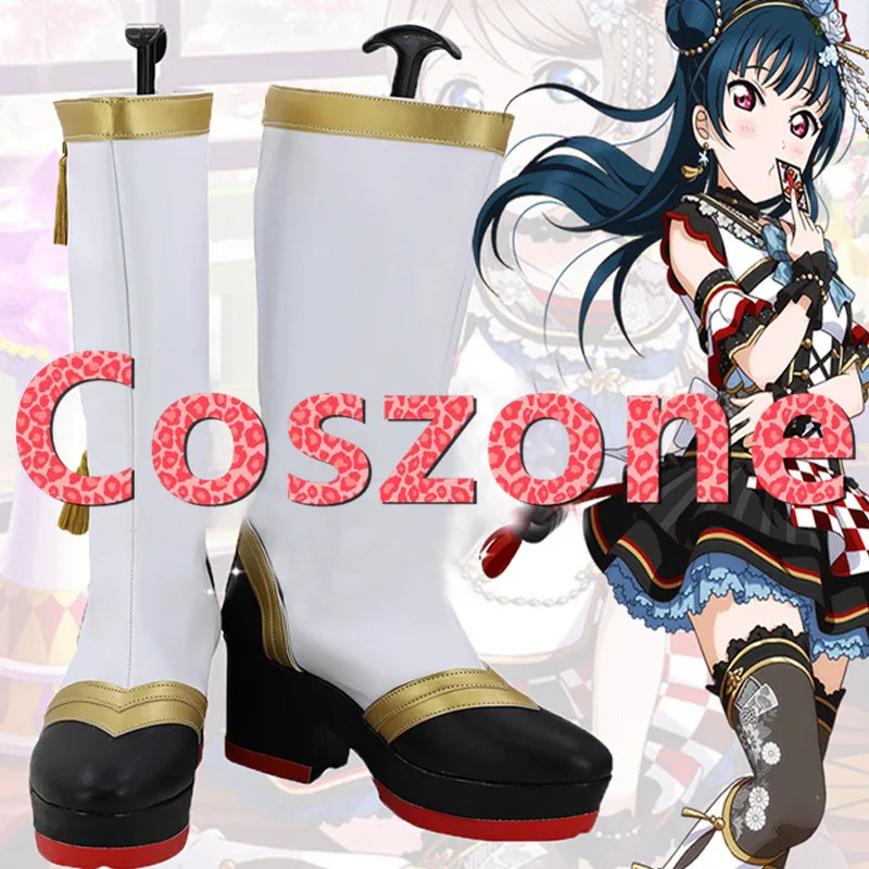 LoveLive! Солнечном свете! Aqours Ёсико Цусима обувь для костюмированной вечеринки