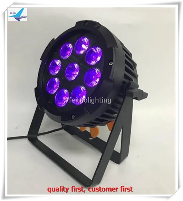 Беспроводной DMX wifi Par светодиодный 9x12 Вт RGBWA UV 6в1 IP65 на батарейках сценический мигающий свет Powercon светодиодный фонарь для улицы Lumiere DJ лампа