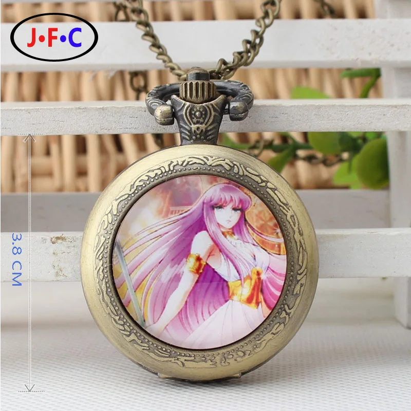 Японской анимации &quotSaint Seiya&quot борьба богиня Афина кварцевые часы сувениры