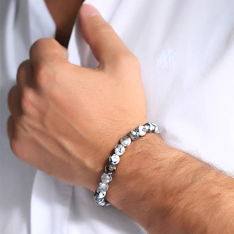 Браслет женский с круглым ремешком 8 мм | Украшения и аксессуары