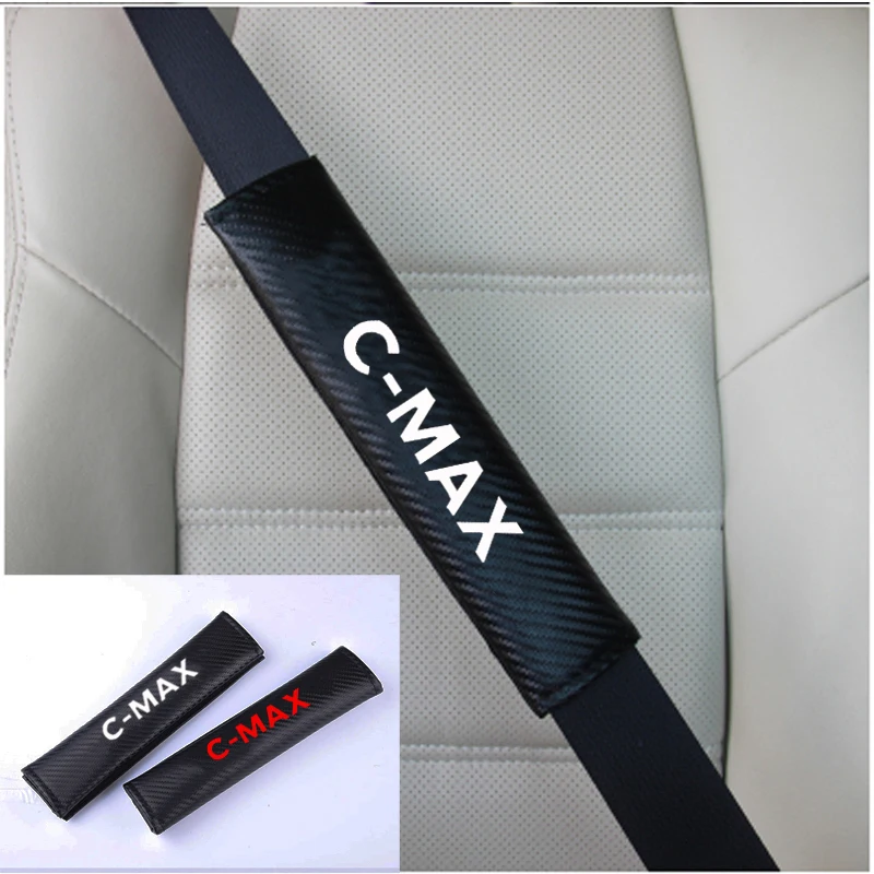 PU Fashion Car Seat belt shoulder Pads Car Seat Belt Cover for Ford Cmax C-max
