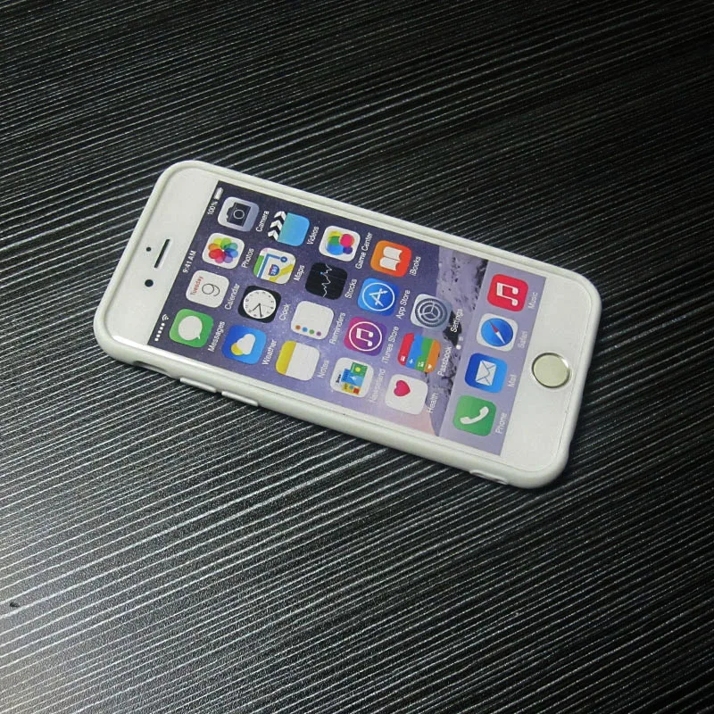 Чистый белый чехол для iPhone6 гибкий противоударный защитный iPhone6S|Бамперы| |
