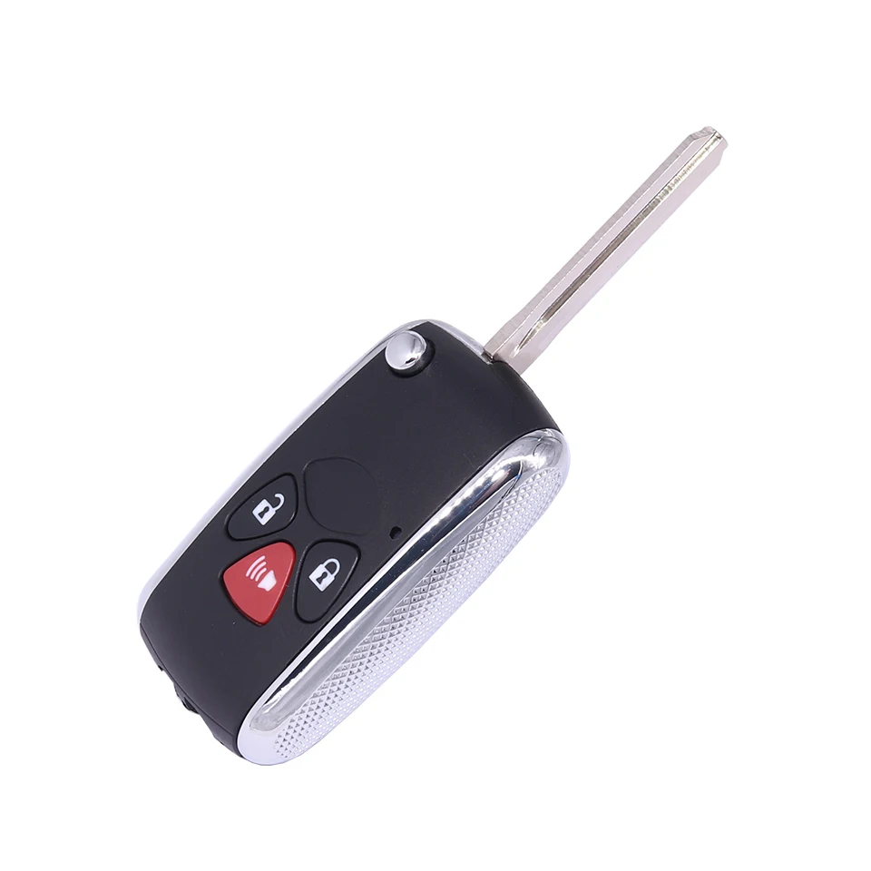 Сияющий Металлический каркас 3 кнопки изменения Флип Складные удаленной машине