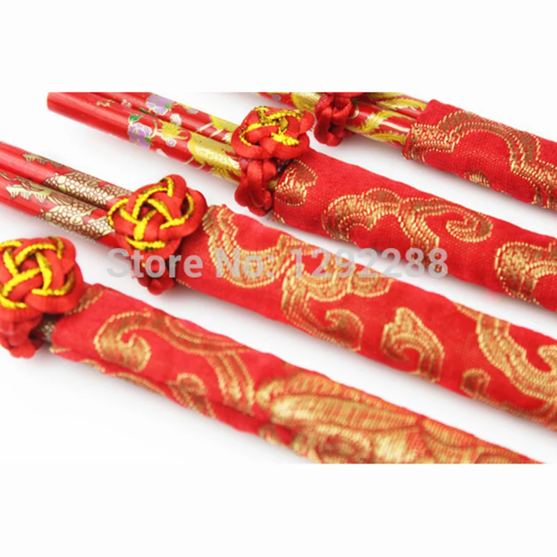 Деревянные китайские палочки для еды свадебные свадебный подарок изысканные