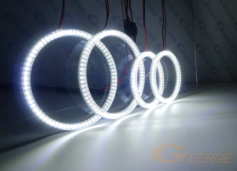 Для Volvo S60 V60 2011 2012 2013 ксенон отличное Ультра яркое освещение smd led Ангельские глазки комплект DRL