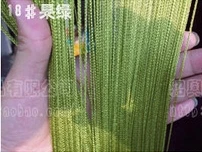 Высокая плотность сплошной цвет струны занавес 1 шт - Цвет: Fruit green