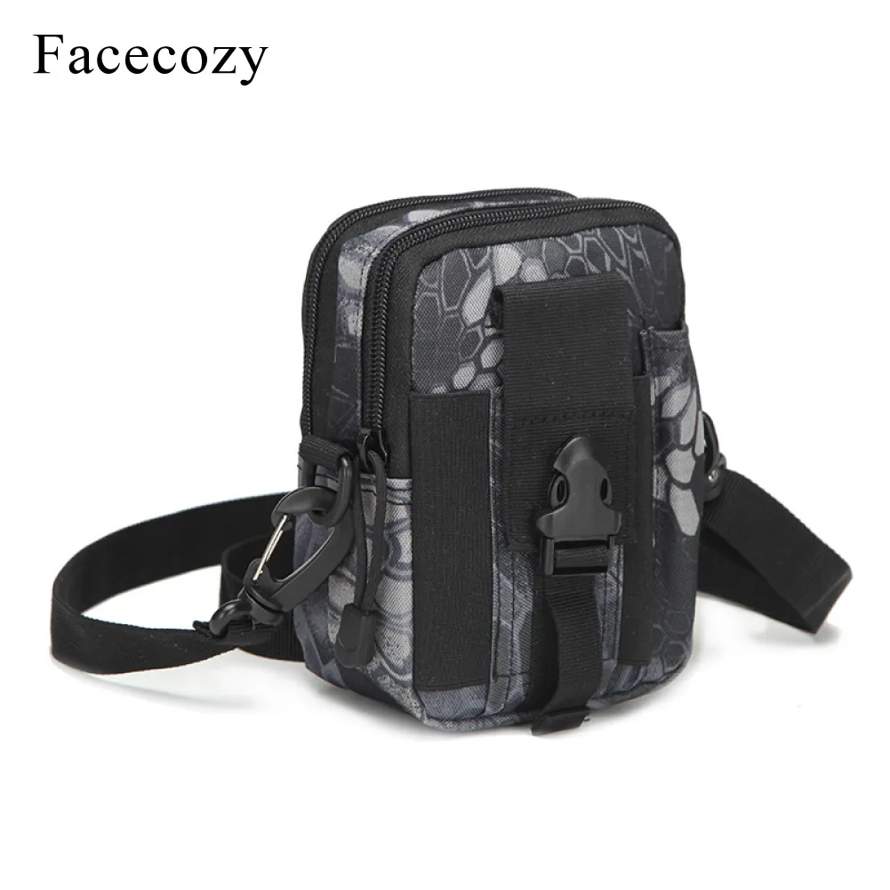 Black Python Bag Сумка для рыбалки на открытом воздухе, тактические карманы, поясные сумки для бега, военные сумки для телефона, кошелек, спортивный рюкзак для альпинизма, пешего туризма - Цвет: Black Python Bag