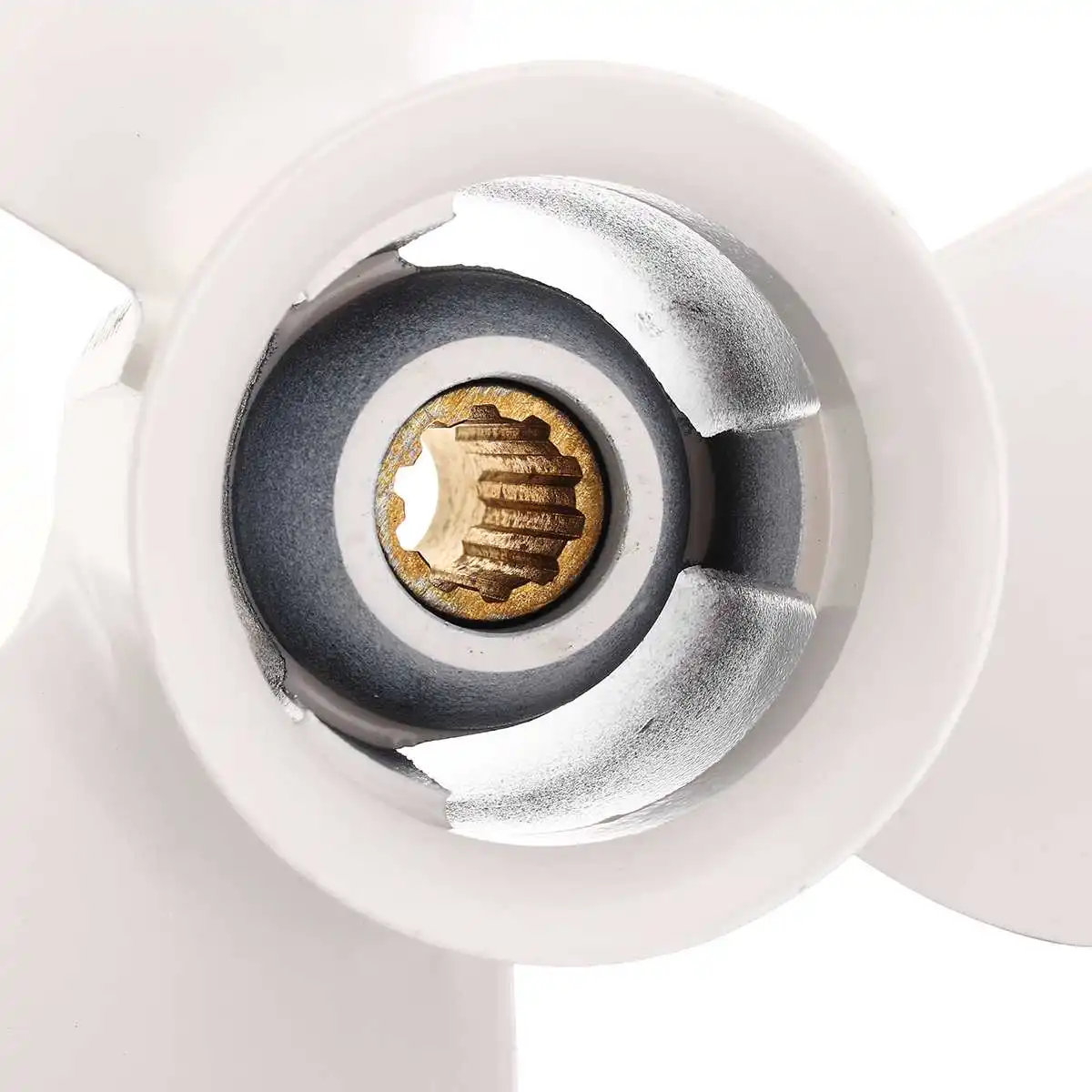 664-45947-01-EL 9 7/8x11 1/4 алюминиевый сплав лодочный подвесной Пропеллер для Yamaha 20-30HP Белый 10 сплайн зуб 3 лезвия