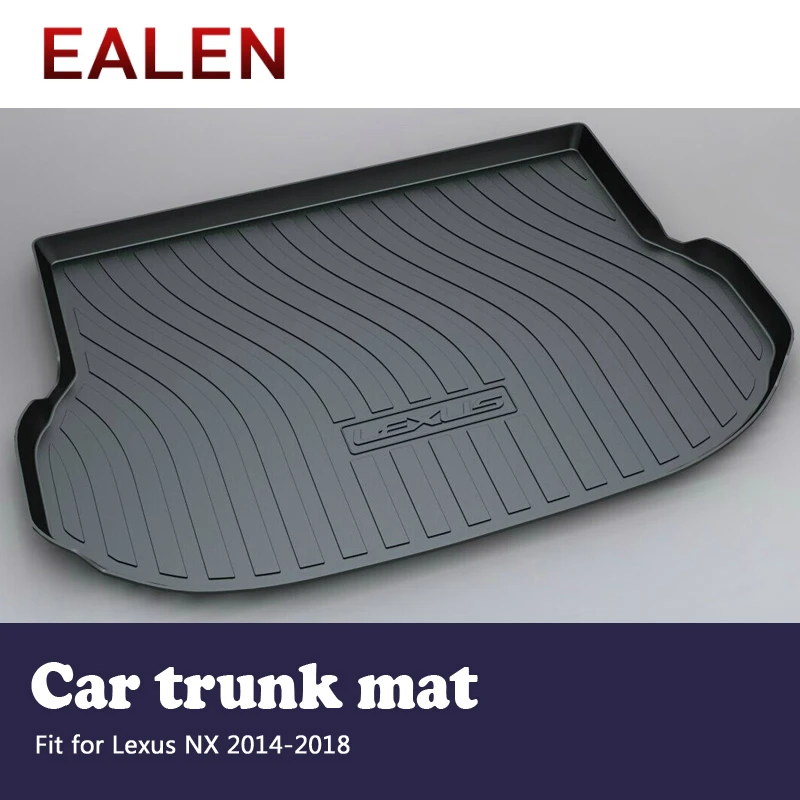 EALEN For Lexus NX 2014 2015 2016 2017 2018 Boot Liner Tray Waterproof Anti-slip mat Accessories 1Set Car Cargo rear trunk mat