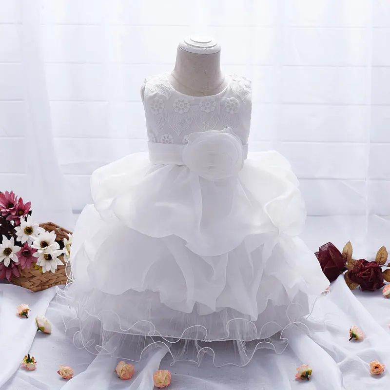 Кружевное платье для девочек с цветочным узором без рукавов k1 2017 | Детская одежда