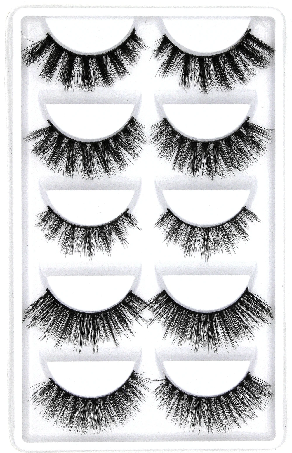 Clothebeauty 5 стилей 5 пар ручной работы 3D Роскошные настоящие норковые натуральные накладные ресницы, длинные/толстые накладные ресницы, многоразовые(M5