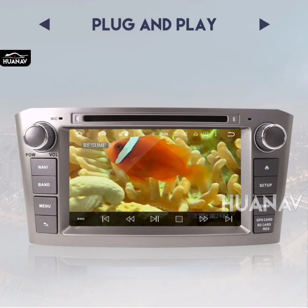 Автомобильный DVD плеер с GPS навигацией для Toyota Avensis 2002 2008 T250 Android7 Android8 мультимедиа 2